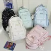 Mochila Ins Estilo Japonés Campus Viaje Versátil Bolsa Escolar para Estudiante Femenina Linda Casual Moda Mochila de Gran Capacidad
