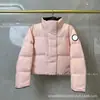 Comércio Exterior Transfronteiriço Jaqueta de Inverno Feminina Curta Casual Big Goose 2266WB, Casaco Acolchoado Espesso para Pessoas Baixinhas