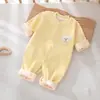 Mono de forro polar para bebé de otoño e invierno, forro polar por ambos lados, cálido y grueso, mameluco de forro polar con dibujos animados para recién nacidos