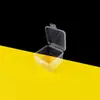 Caja Cuadrada de 7.5 cm de Alto y 4.5 cm de Profundidad, Caja de Empaque Universal Elevada de PP para Piezas y Accesorios, Perlas de Niebla de Agua, Piezas de Arcilla Suave y Caja de Almacenamiento