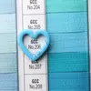 Color de pintura hebilla de resorte de aleación en forma de corazón anillo de resorte abierto llavero para auriculares colgante de equipaje accesorios de bricolaje
