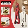 Pinza antiescaldaduras cuatro en uno, levantador de platos y tazones aislado, pinza tres en uno específica para cocina, pinza para platos, pinza para platos y tazones para cocinar al vapor para uso en la cocina