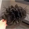 Retrô e Fresco ~ Presilha de Garra Grande Elegante com Laço de Bolha de Nuvem Grampo de Cabelo Feminino para Parte de Trás da Cabeça Novo Clip de Tubarão