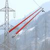 Ferramenta de Alta Tensão com Haste Operacional de Transmissão de Trabalho Elétrico 2,5m Aperto de Parafuso Haste Operacional de Torque Isolada Conjunto Completo