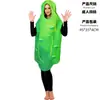 Comida para Hobby de Adulto Disfraz de Cosplay Dulce Rosquilla Papas Fritas Palomitas Pepino Disfraz de Juego de Rol Disfraz para Fiesta de Bromas de Halloween