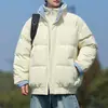 Chaqueta de Algodón a Juego para Pareja de Invierno Marca de Moda Falsa de Dos Piezas Cuadros Engrosada Cálida Resistente al Frío Chaqueta Acolchada Chaqueta de Algodón Empalmada