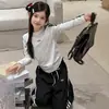 Traje de Raya para Niña, Moda Otoño 2026 Estilo Nuevo, Ropa Infantil Estilo Coreano para Niñas Mayores, Pantalones Casuales para Niños, Ropa Deportiva de Otoño