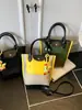Bolso de Mano Patchwork de Color Contrastante Estilo Nuevo Transfronterizo de Nylon y PU para Mujer, Bolso Tote de Hombro, Bolsos Cruzados de Moda para Viajes