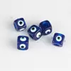 Ojo de Diablo de Resina Cubos Cuadrados Cubos Ojo Cuadrado Cubos Cuadrados con Agujero Grande Accesorios para Joyería