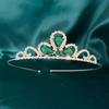 Direto da fábrica novo comércio exterior transfronteiriço infantil tiara de strass festa de aniversário requintados acessórios de cabelo de strass faixa de cabelo