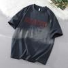 Camiseta de Manga Corta Fresca de Seda de Hielo para Hombre Verano Calabaza Guapo Casual Media Manga Holgada para Hombre Adolescente Camiseta Americana T