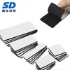 Velcro Adhesivo Rectangular Sin Costuras de Doble Cara Cinta de Gancho y Bucle Adhesiva Redonda para Pantalla de Alfombra de Sofá