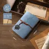Caderno de Folhas Soltas Estudante Papel Kraft Caderno de Mão Simples Diário DIY Caderno de Viagem Antigo