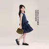 Tutu Elefantito Ropa Infantil Vestido Niñas 2026 Verano Nuevo Vestido Largo Cuadros Niños Sin Mangas Vestido Chaleco
