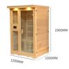 Sala de espectro familiar nueva personalizada, sala de sauna doble, sala móvil de sudoración, salón de belleza, sala de sauna de infrarrojo lejano