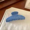 Grampo de Cabelo de Bolinhas Coloridas Dopamina Pinça de Cabelo Feminina Presilha de Tubarão Grampo para Traseira da Cabeça Clipe para Penteado Pinça de Cabelo Acessórios de Cabelo