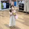 2025 Nuevo Otoño Estilo Coreano Ropa Infantil Niñas Camisas Dulces de Manga Larga Camisas Pantalones Rectos con Puño Pantalones