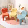 Taburete con Respaldo para Niños Silla de Jardín de Infancia Silla de Escritorio de Plástico Regalo para el Hogar Silla Infantil Taburete Engrosado para Niños Pequeños