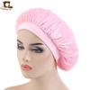 Gorro de dormir de terciopelo elástico de ala ancha, redondo, de franela, para quimioterapia, turbante.