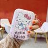 Bolsa de almacenamiento de dibujos animados para disco duro, audífonos, mini impresora, bolsa para cambio, cargador, cable de datos, caja de almacenamiento para disco duro con cuerda