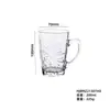 Taza de Cerveza de Vidrio con Asa al por Mayor en Stock, Taza Pequeña Comercial para Cerveza de Barril, Taza con Asa, Taza de Té, Taza para Bebidas con Impresión de Logo