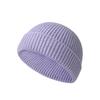 Chapéu Melão Bifold Sem Costura de Uma Peça Outono e Inverno Chapéu de Lã Tricotado para Homens e Mulheres Chapéu Quente e Frio Chapéu Marinheiro Yuppie