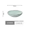 Plato pequeño redondo para salsa japonés para el hogar, taza de té con platillo, soporte para huevos, cuenco pequeño de cerámica para condimentos, plato para salsas de sabor