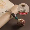 Sándalo Verde Estilo Antiguo Calado Bolita de Sachet Pastilla de Incienso Llavero de Coche Colgante Portátil Cadena de Teléfono Móvil Colgante Colgante
