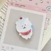 Nuevo Lindo Dibujo Animado Cachorro Helado Acrílico Pasador Ins Dulce Corazón Girly Flequillo Clip Lateral Tocado