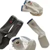 Calcetines Lindos Estilo Dibujos Animados para Primavera y Verano, Calcetines de Accesorios de Ins, Calcetines Bordados de Gato y Pez Estilo Coreano para Niñas