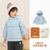 Chamarra Forrada de Felpa Kaka Panda para Niños, Abrigo de Invierno Impermeable para Niños, Top Cálido de Invierno para Niñas, Ropa de Otoño e Invierno para Bebés