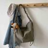 Bolsa de Lona para Mujer 2026 Nueva Otoño e Invierno Commuter Cruzada Gran Capacidad Hombro Único Suave Casual Bolsa para Mujer