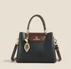 Bolso de mano nuevo para mujer de comercio exterior, bolso de hombro simple y elegante para el uso diario, textura de lujo ligero de alta gama, bolso tote versátil