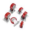 Rueda universal 1-3 pulgadas rueda universal silenciosa con freno carrito de cocina rueda ligera polea para muebles rueda direccional