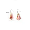 Pendientes Acrílicos Transfronterizos con Diseños de Cristal de Hielo y Copos de Nieve, Pendientes de Diseño de Nicho de Moda Vintage para Canciones de Amor Navideñas y Fiestas Festivas