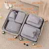 Bolsa de Almacenamiento para Viaje, Bolsa para Empacar Ropa Interior y Calzones, Bolsa de Tela Multiusos Compresible, Maleta de Almacenamiento, Bolsa Organizadora de Cama