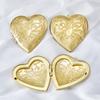 Amazon joyería diy marco de fotos en forma de corazón caja de fotos en forma de corazón colgante retro pareja abierta corazón de durazno caja de fotos