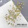 Zircón Amarillo Dorado Arte de Uñas Diamante Punta Inferior Cristal Amarillo Mini Súper Brillante Marquise Zircón Espiga de Trigo Diamante Decoración de Uñas