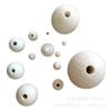 Atacado de fábrica Contas redondas de lótus cor natural Contas de madeira perfuradas contas de madeira 4-60mm contas soltas acessórios DIY
