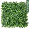 Parede de planta biónica tridimensional simulada, gramado artificial de plástico popular para exteriores, parede de plantas verdes para varanda, parede de plantas simulada