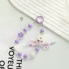 Nueva Cadena para Teléfono Móvil de Cuentas de Gelatina Dibujos Animados Gato Kate Clip Trasero para Teléfono Móvil Accesorios de Caja Ciega Colgante