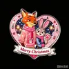 Imanes de nevera magnéticos de Zootopia Nick y Judy, superventas transfronterizo, Imanes de nevera acrílicos edición navideña