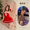 Vestido Hemei de Natal Sem Alças, Conjunto de Uniforme Sexy de Coelho Sem Mangas