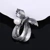 Broche de Liga Popular Retro Transfronteiriço, Acessório de Roupa de Luxo de Alta Qualidade, Broche de Camélia