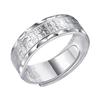 Anillo Baifu Repujado Anillo de Plata Abierto Individual Personalidad Tendencia Auspicioso Flor de Coche Anillo Baifu Completo Versión Ancha Anillo de Dedo