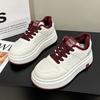Zapatos Casuales Blancos Personalizados para Mujer 2025 Nueva Primavera Zapatos Deportivos Versátiles de Suela Gruesa Estudiantes Trbottomyy Zapatos de Suela Gruesa