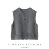 Chal de Color Sólido Tacto Cachemir Nuevo Chal sin Mangas para Mujer Diseño de Cuello Redondo Suéter Otoño e Invierno Color Camello Cepillado