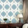 Papel Tapiz Autoadhesivo Estilo Europeo para Sala de Estar, Dormitorio, Pared de Fondo de TV, Pegatinas Decorativas de Pared, Pegatinas de Pared para Renovación