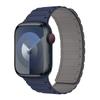 Adequado para Pulseira de Apple Watch S10, Silicone Blindado de Três Contas Magnético Forte Pulseira Iwatch11