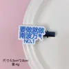 Nuevos Pasadores de Pelo con Texto Originales, Pinzas Laterales Divertidas y Lindas, Pinzas Personalizadas para Flequillo, Accesorios para el Cabello de un Dólar de Puesto Callejero